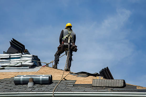 Professional Gutter Installation technician working in Dayton, KY